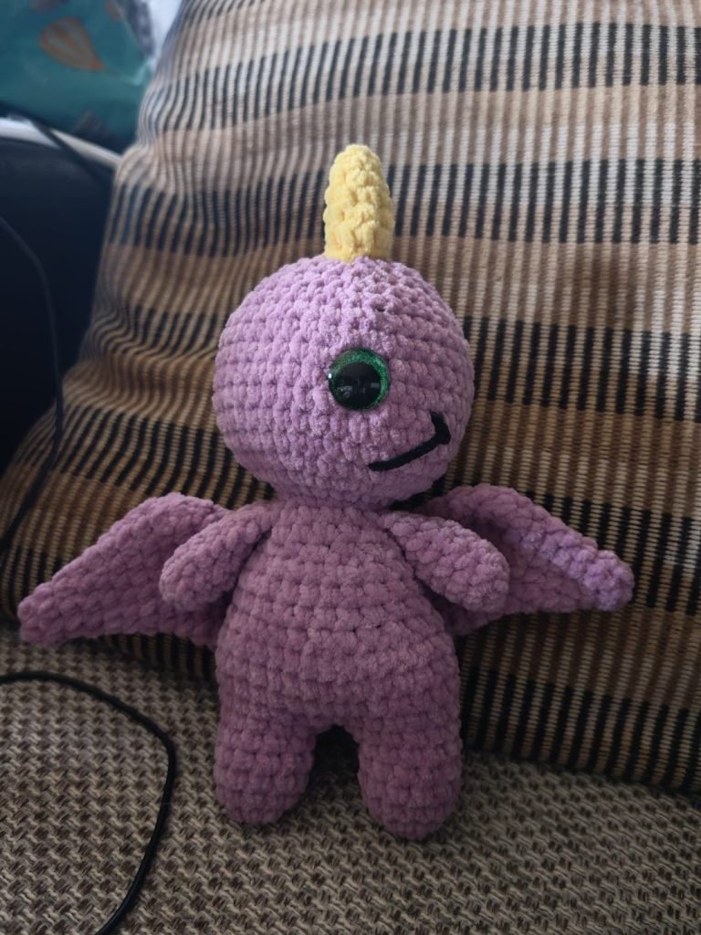 Flying Purple People Eater Plushie